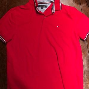 Red Tommy Hilfiger men’s sz M Polo
